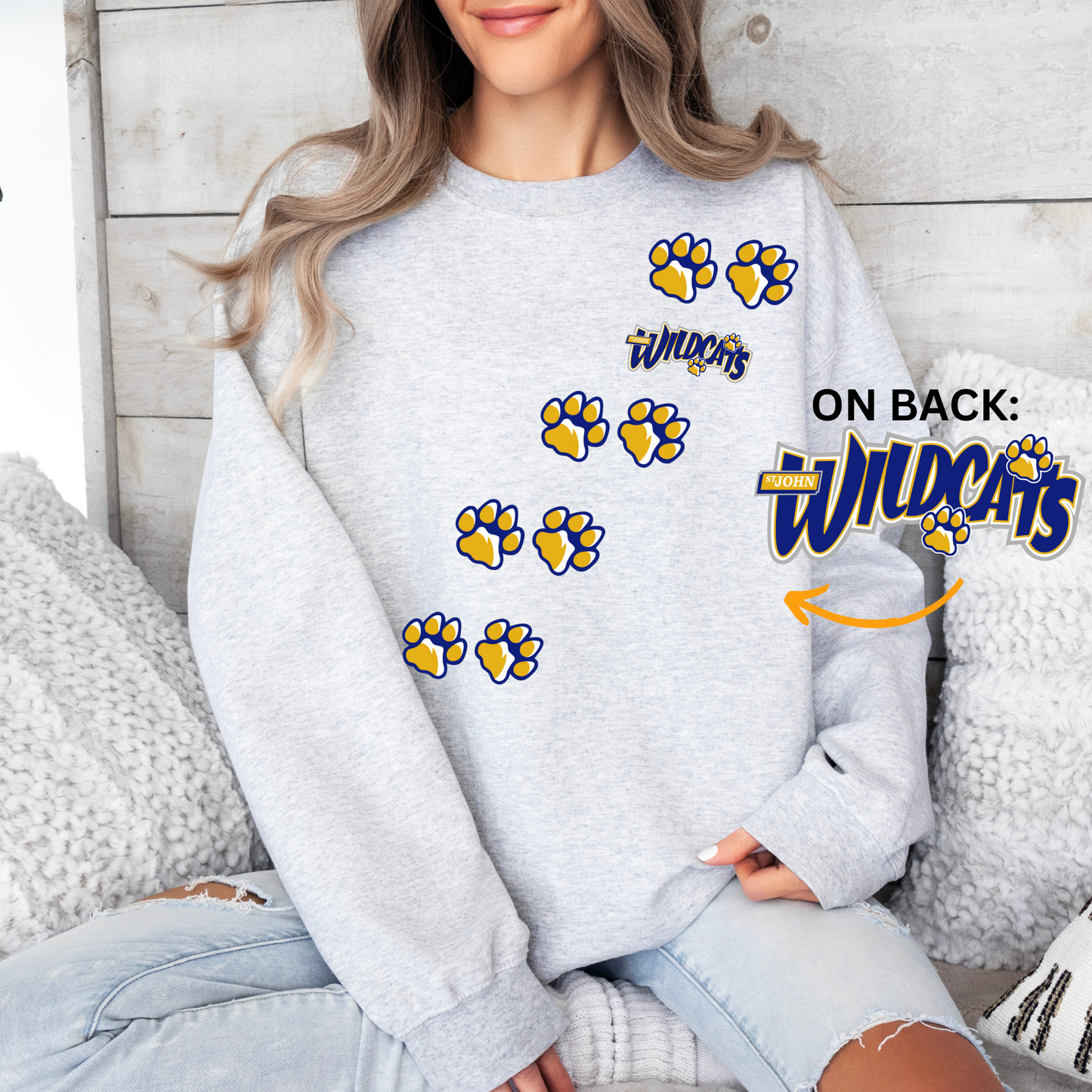 Wildcats Crewneck Sweater - Youth