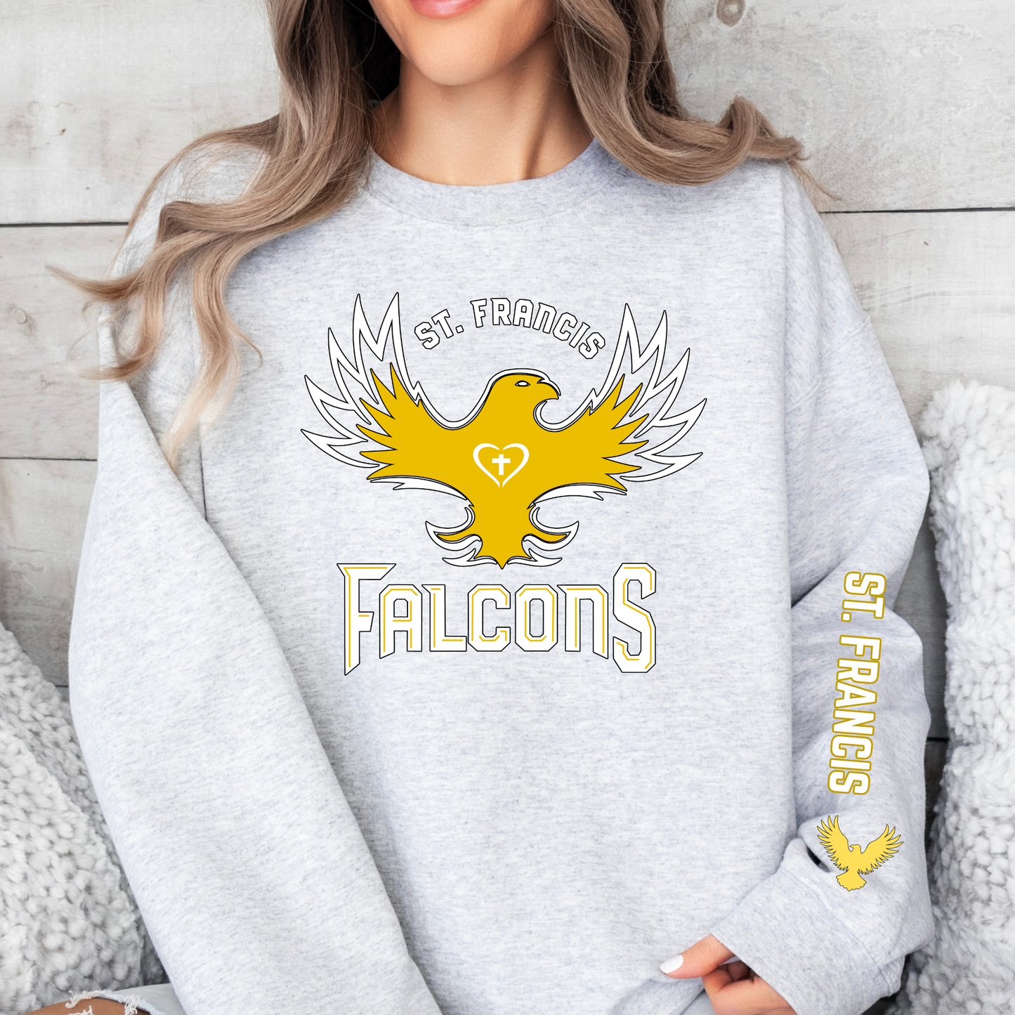 St Francis Spirit Wear -Crewneck- Adult Sizing