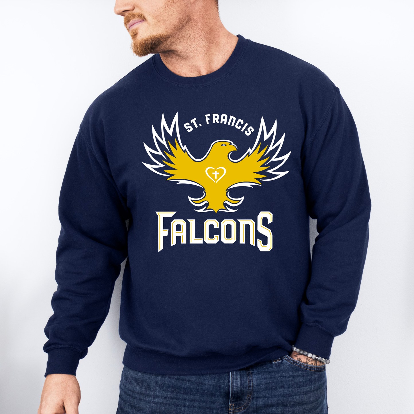 St Francis Spirit Wear -Crewneck- Adult Sizing