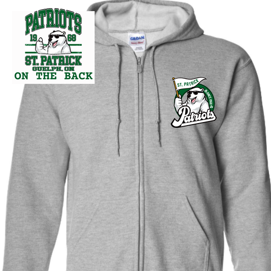 St Patrick's - Zippered Hoodie - Student & Parents