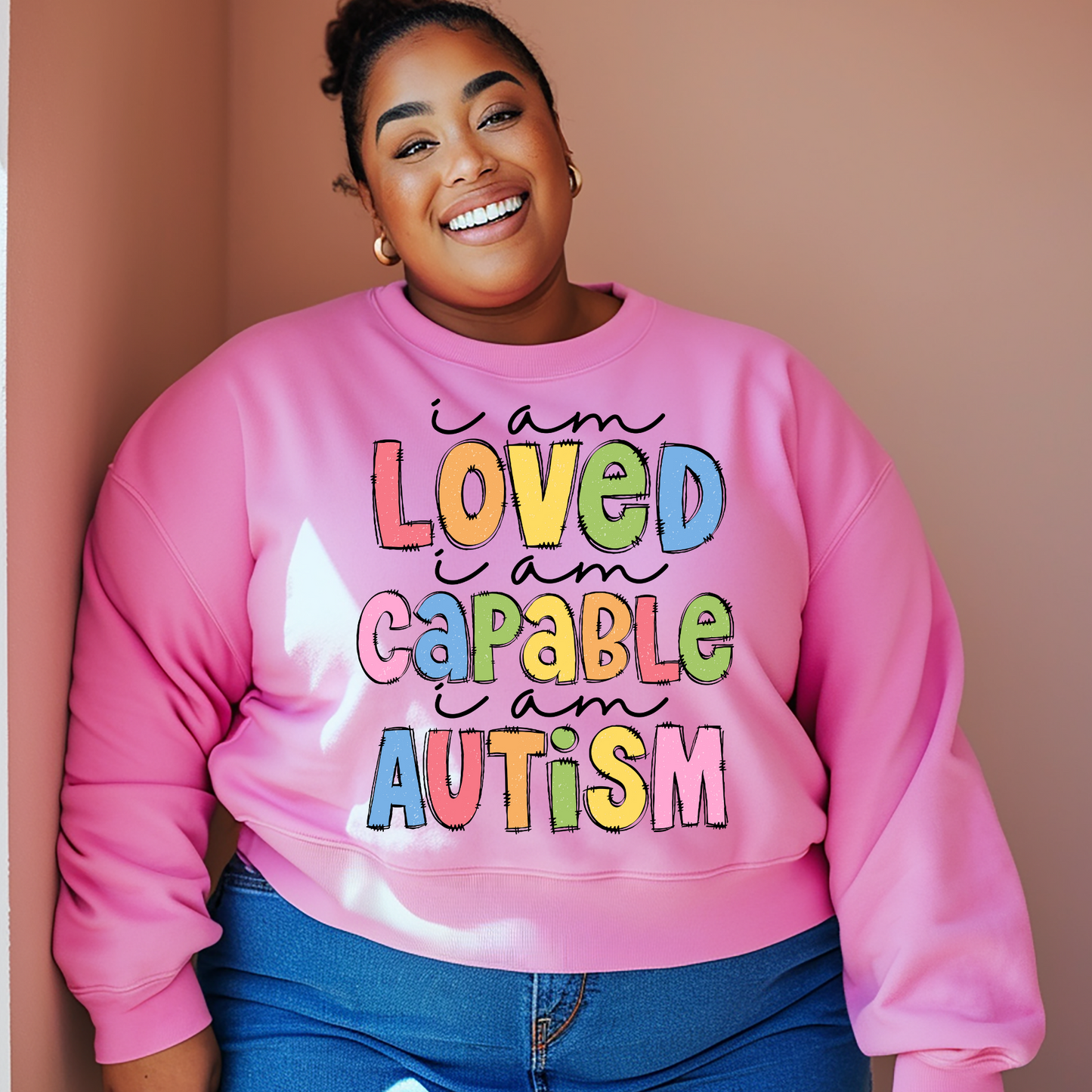 Loved Capable Autism Black