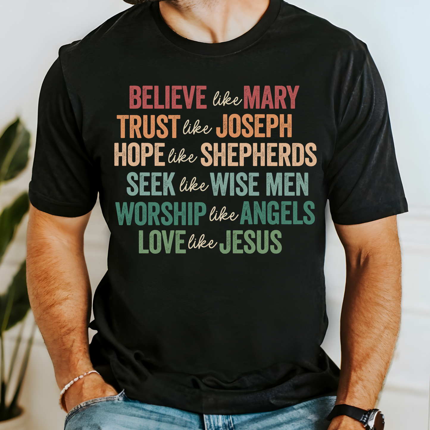 Believe Like Mary Colours