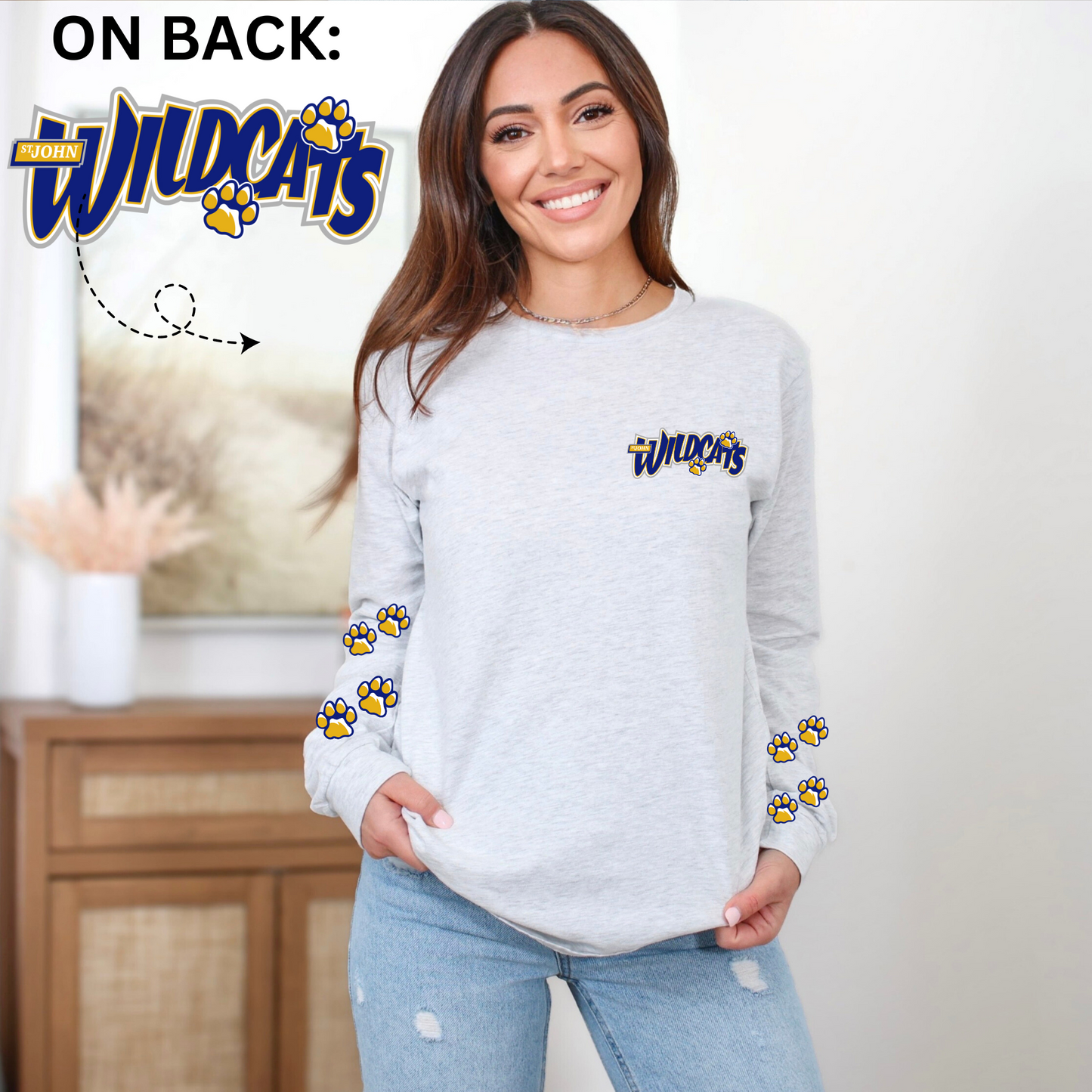 Wildcats Long Sleeve Shirt - Adult