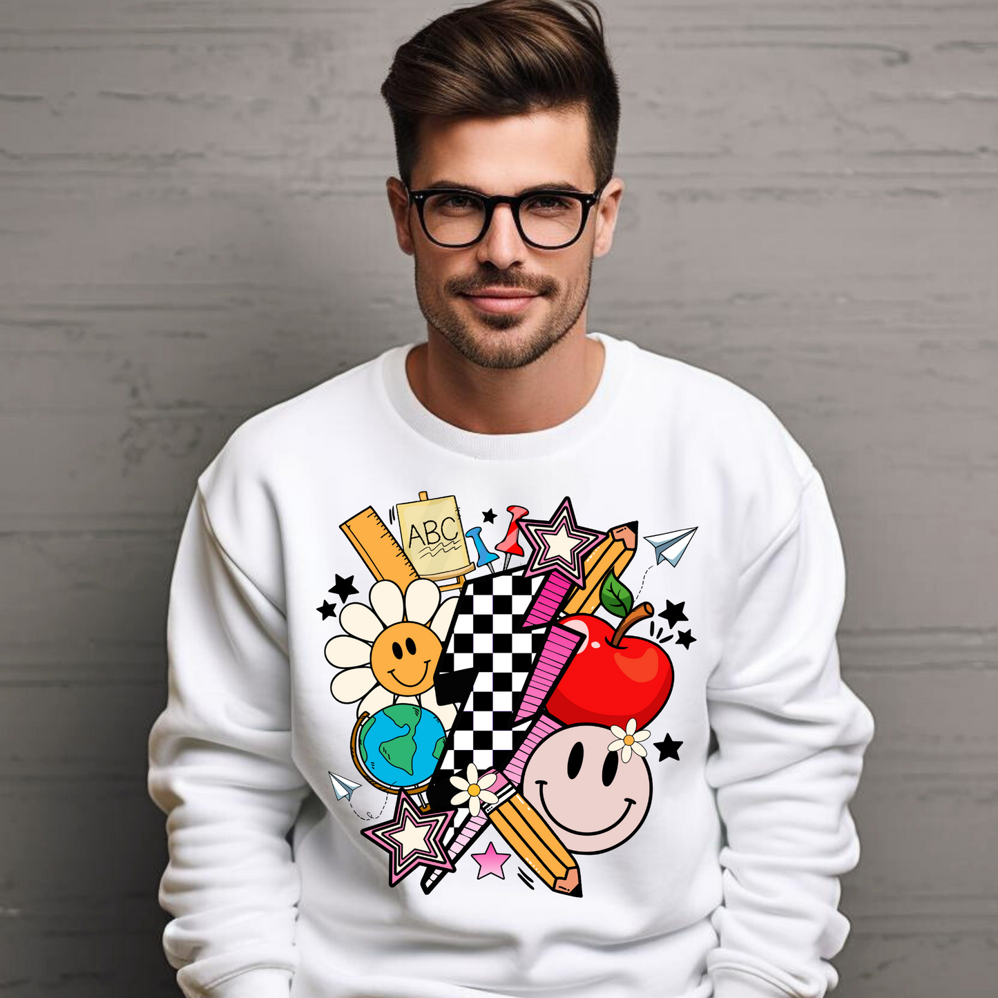 Retro School Collage