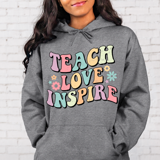 Teach Love Inspire Distressed