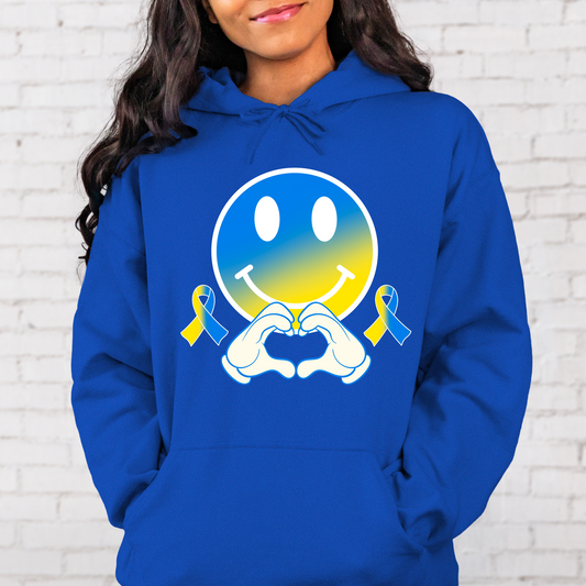 Down Syndrome Awareness Smiley