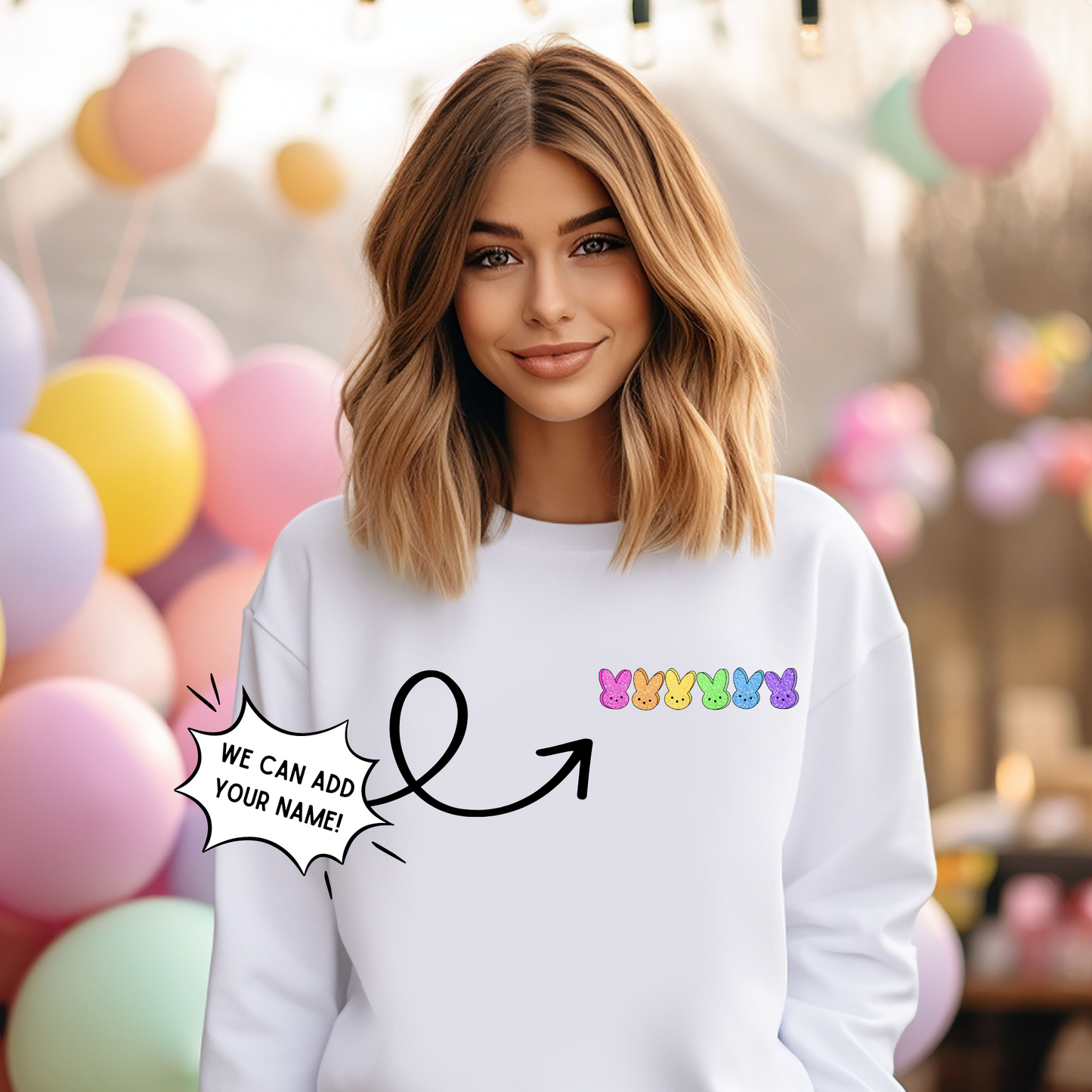 Peeps Faux glitter - Pocket