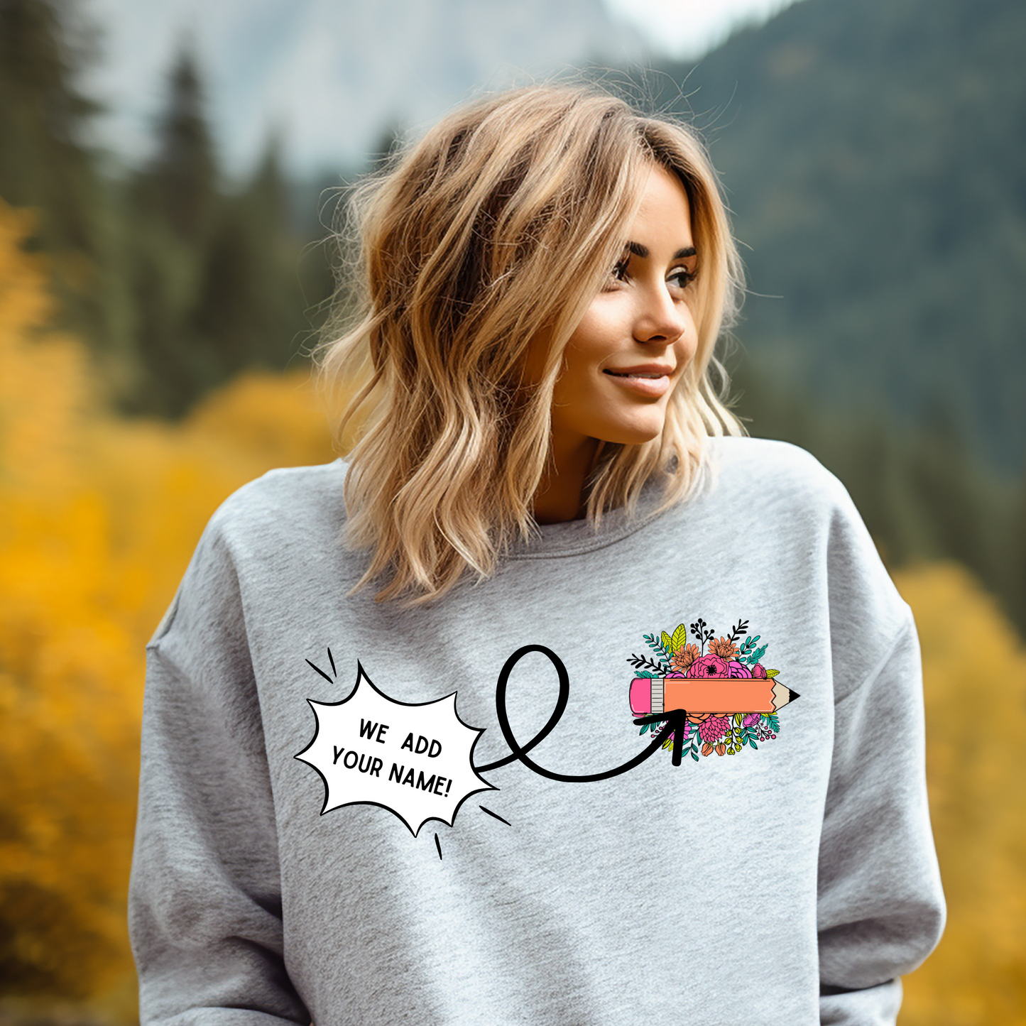 Pencil Flowers - Pocket