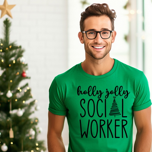 Holly Jolly Social Worker