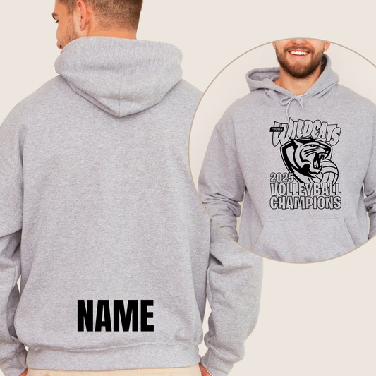 Wildcats Boys Volleyball Champs Hoodie