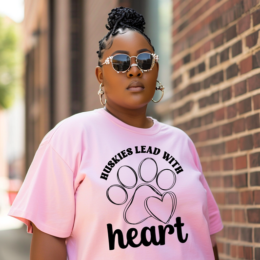 Huskies - Lead with Heart Pink Shirt Day